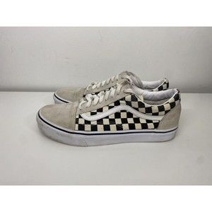 Vans Old Skool Classic Checkerboard White/Black Men’s 10.5